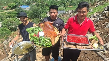 ĐI NỘP THUẾ ĐƯỢC THƯỞNG THỨC PỊA, TIẾT CANH DÊ, LỢN NƯỚNG NGUYÊN CON | Nhịp Sống Tây Bắc