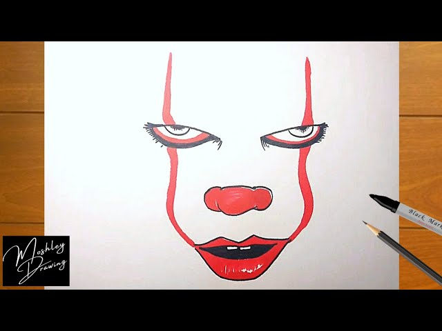 How To Draw Pennywise   Studio Sketch Tutorial 