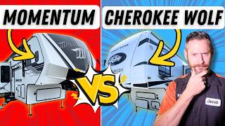 RV Tech review Momentum G-Class V Cherokee Wolf Pack 5th wheel toy haulers
