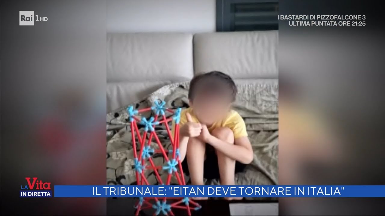 Caso Eitan, tribunale Tel Aviv: deve rientrare in Italia - La vita in diretta 25/10/2021