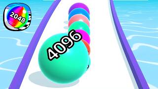 Ball Run 2048 - All Levels Gameplay Android, iOS ( Levels 5120 )