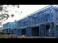 Light gauge steel framing system fast and affordable housing construction