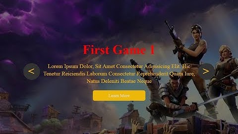 Full Screen Image Slider With HTML, CSS & JS