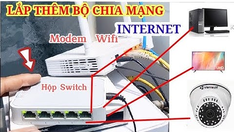 Cách mở rộng nhiều cổng Lan để kết nối đến các thiết bị có sử dụng Internet/Tiên Tiến Audio