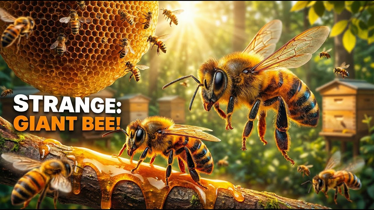 The Battle For Survival: How Giant Honey Bees Defeat Wasps With Shimmering Waves