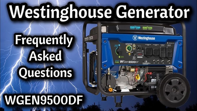 Westinghouse Generator Review The WGEN9500DF (Dual Fuel), 55% OFF