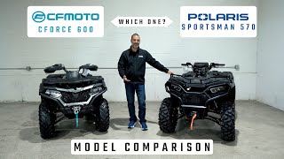 ATV Comparison  CFMoto Cforce 600 VS Polaris Sportsman 570
