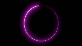 Neon circle I Purple Heart Background | Neon Heart Tunnel Loop 4 Hours I Lovlet