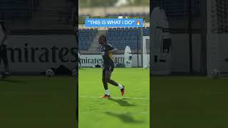 Camavinga with the FLEX 😆 (via realmadricf/TT) #shorts