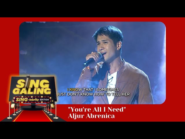 Sing Galing Sing-Lebrity Edition February 5, 2022 | You're All I Need Aljur Abrenica Performance class=