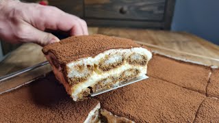 تيراميسو بدون ماسكربوني نفس الطعم الأصلي 😱😍 Tiramisu Best Recipe