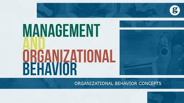Management and Organizational Behavior