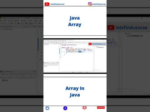 Array In Java | Java Array #java