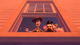 Toy Story 1 | Escena: Woody Tira a Buzz por la Ventana | Escenas de Películas HD