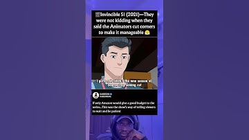 Invincible (2021)-The Animators cut corners to make it manageable