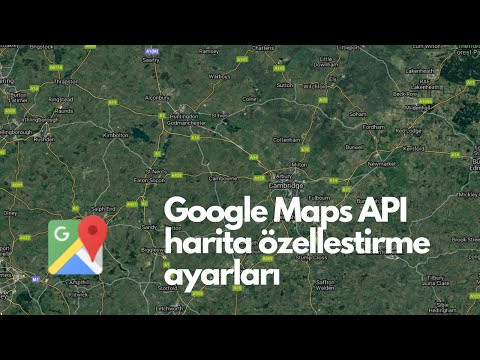 Google Maps API harita özelleştirme ayarları