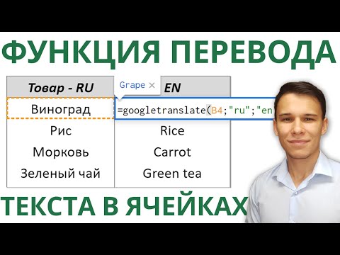 Функция перевода содержимого ячеек в Google таблицах. И нужно ли такое в Excel?!