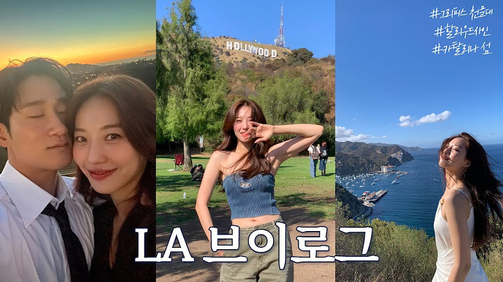SUB) 나도 LA 핫걸...?😎 황홀했던 우당탕탕 LA 브이로그 /옷 정보들, 낭만의 라라랜드 촬영지 ✨, 몸집만한 인형 갖고온 썰 🧸(똥돌이칭구..?) ,낭만의 카탈리나 섬