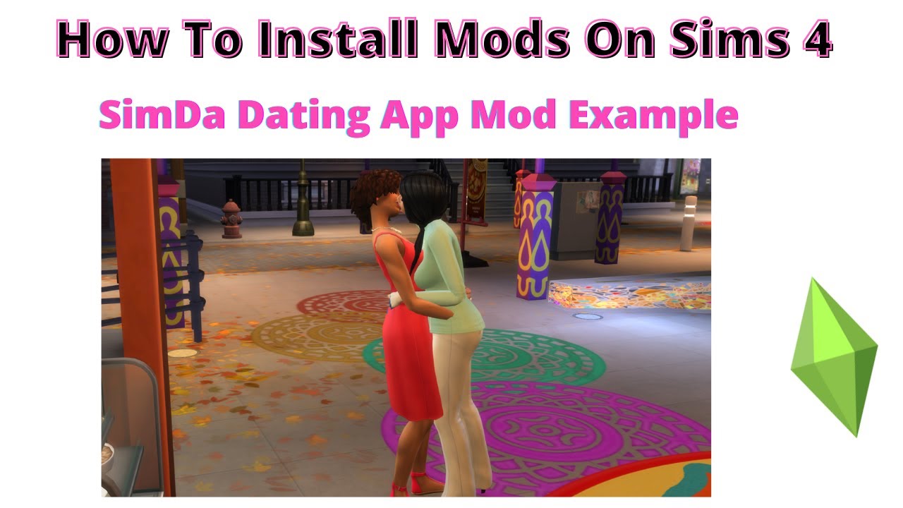 How to Download + Use SimDa Dating App Mod | Sims 4 Tutorial (Link in description)