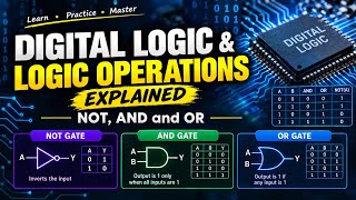 Digital Logic & Logic Operations Explained 🔥| NOT, AND and OR