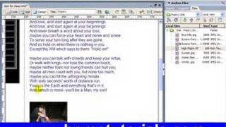 Dreamweaver Lesson 16 Image References