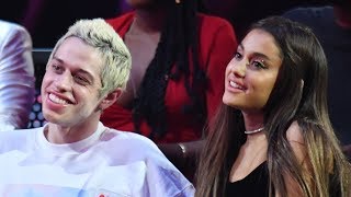 ariana grande reminisces about first kiss with pete davidson