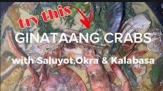 Eto gawin mo sa Crabs with saluyot gata kalabasa & okra| #crabs  #ginataangalimasag MairineGemora by Mairine Gemora 53 views 9 months ago 8 minutes