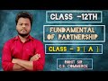 Fundamental Of Partnership | Profit And Loss Appropriation Account | Class12th | By: Rohit Sir