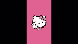 Hello kitty wallpaper | screenshot and crop and srry if ur letter isn’t there