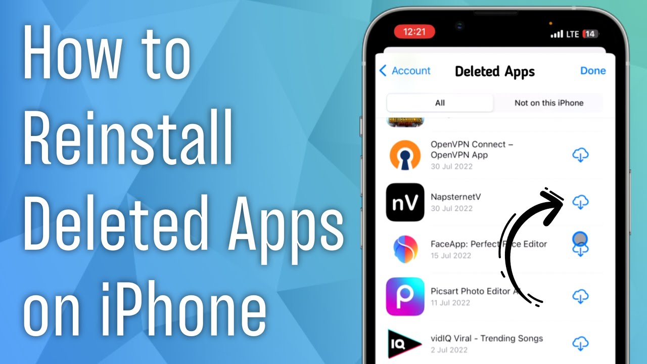 How To Reinstall Deleted Apps On IPhone YouTube How To Reinstall Deleted Apps On IPhone YouTube