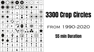 3300 Crop Circles from 1990-2020 for 55min