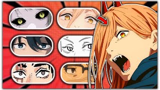 Guess the CHAINSAW MAN Character by their EYES...!👀 | ANIME EYE QUIZ