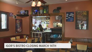 Igor's Bistro in Rock Island set to close next month