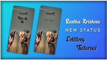 Radha Krishna New status video editing tutorial || alight motion editing || new tutorial editing ||