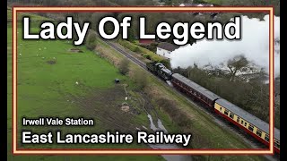 East Lancashire Railway : Lady Of Legend  Steam Train in 4k DJI Mini 3 Pro ( Irrwell Vale ) by Darrell Towler 153 views 1 year ago 3 minutes, 42 seconds