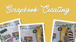 My FIRST Scrapbook Page! | #scrapbooking | The Crafty Panda 💖