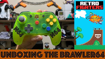 Unboxing The Brawler64 Wireless N64 Controller From RetroFighters