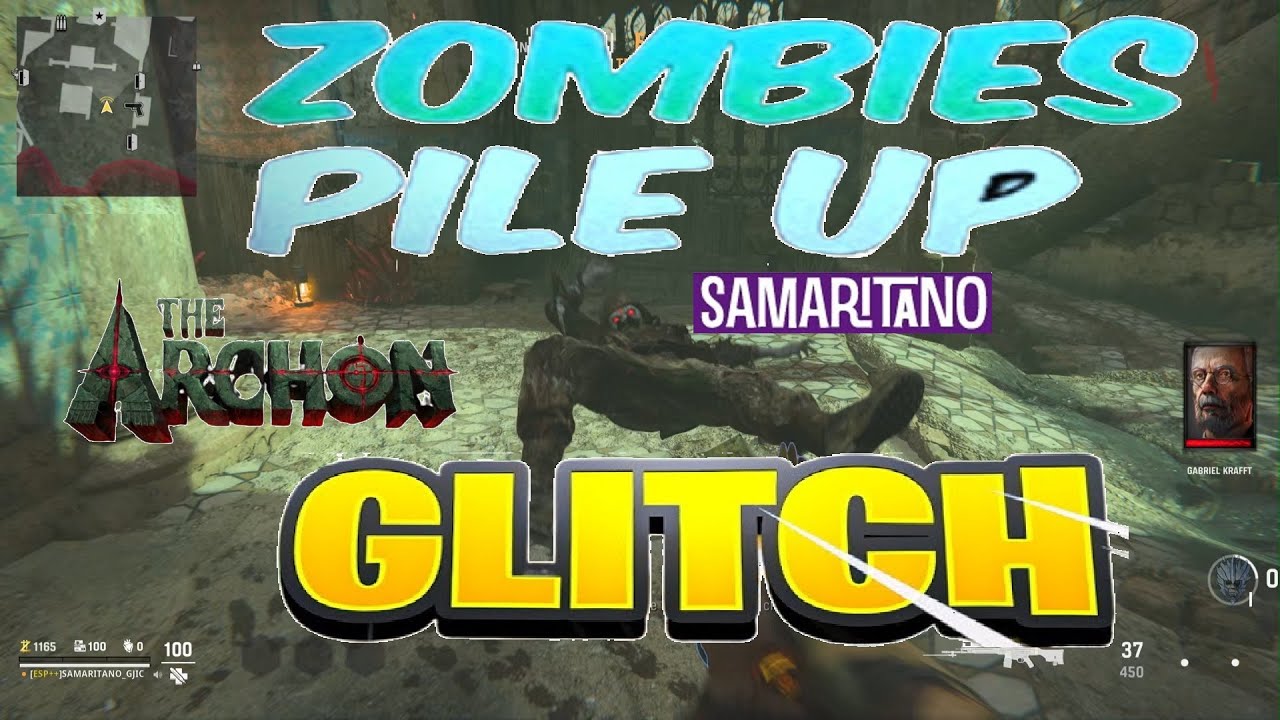 GLITCH VANGUARD Zombies - PILE UP "THE ARCHON"