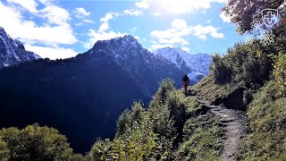 Hike on Bregaglia panorama trail from Maloja to Soglio (2020/10/08)