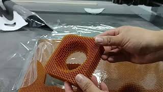 CNC Knife Cutting Machine with V Cutting Knife For Honeycomb Paper Cutting