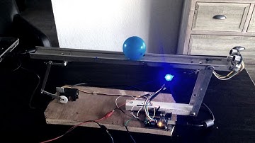 Arduino ball and beam balancing using PID controller