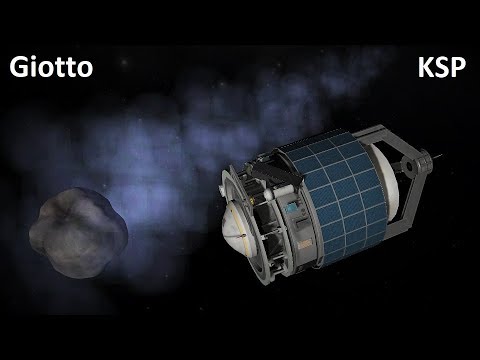 KSP - Giotto featuring Halley's Comet - Pure Stock Replicas - YouTube