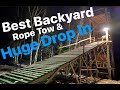 Backyard Rope Tow with Big Ramp