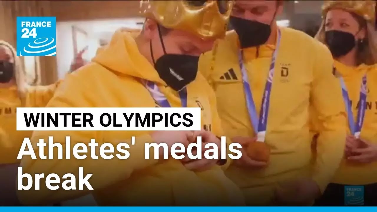 'Don't jump in them': Olympic athletes' medals break during celebrations • FRANCE 24 English