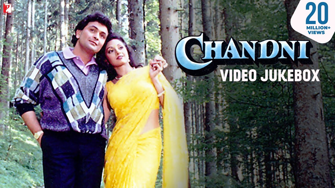 Chandni  Video Jukebox  Sridevi  Rishi Kapoor  Vinod Khanna  Shiv Hari  Anand Bakshi
