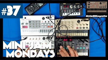 Mini Jam Mondays #37 | Korg Volca FM, Sample, Bass, and Keys + Nu:Tekt NTS-1