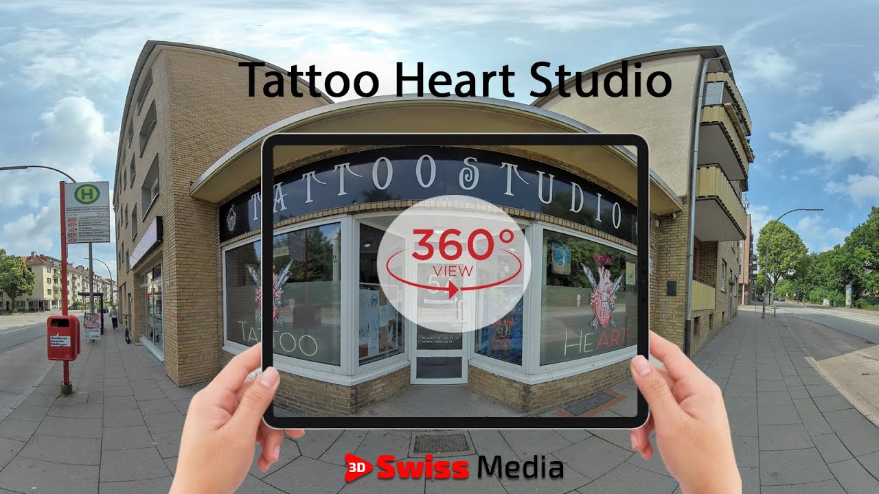 Tattoo Heart Studio  360 Virtual Tour Services  YouTube