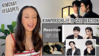 KinnPorsche The Series EP10 Cast REACTION | Jeff, Barcode, Bible, Build