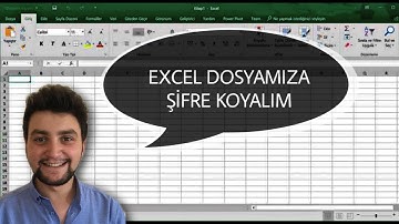 EXCEL DOSYASINA ŞİFRE KOYMA VE ŞİFREYİ KALDIRMA #2