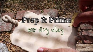 How I Prepare Air Dry Clay for Paint